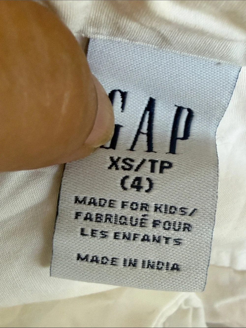 GAP classic white
